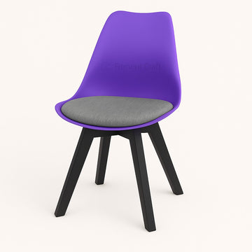 Tulip Wing Chair - Purple
