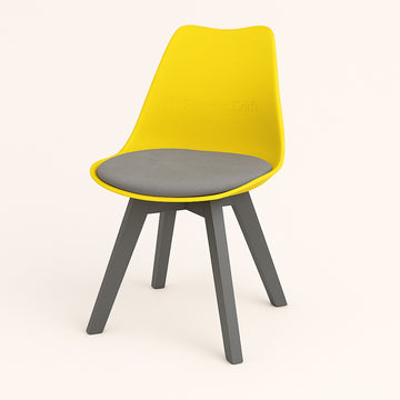 Tulip Wing Chair  - Yellow