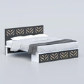 Tylox Standard King Size Bed with decorative headboard, premium bedroom furniture for modern homes in Bangladesh now BD.