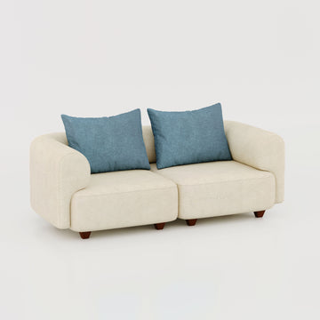 Fuzzy 2 Seater Sofa - HSV2-002