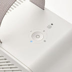 Modern portable air purifier for desk, shelf, bedside table and apartment use with clean white minimalist look in BD now