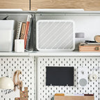 Portable white air purifier for homes, offices, bedrooms, and study tables with clean modern design in Bangladesh today.