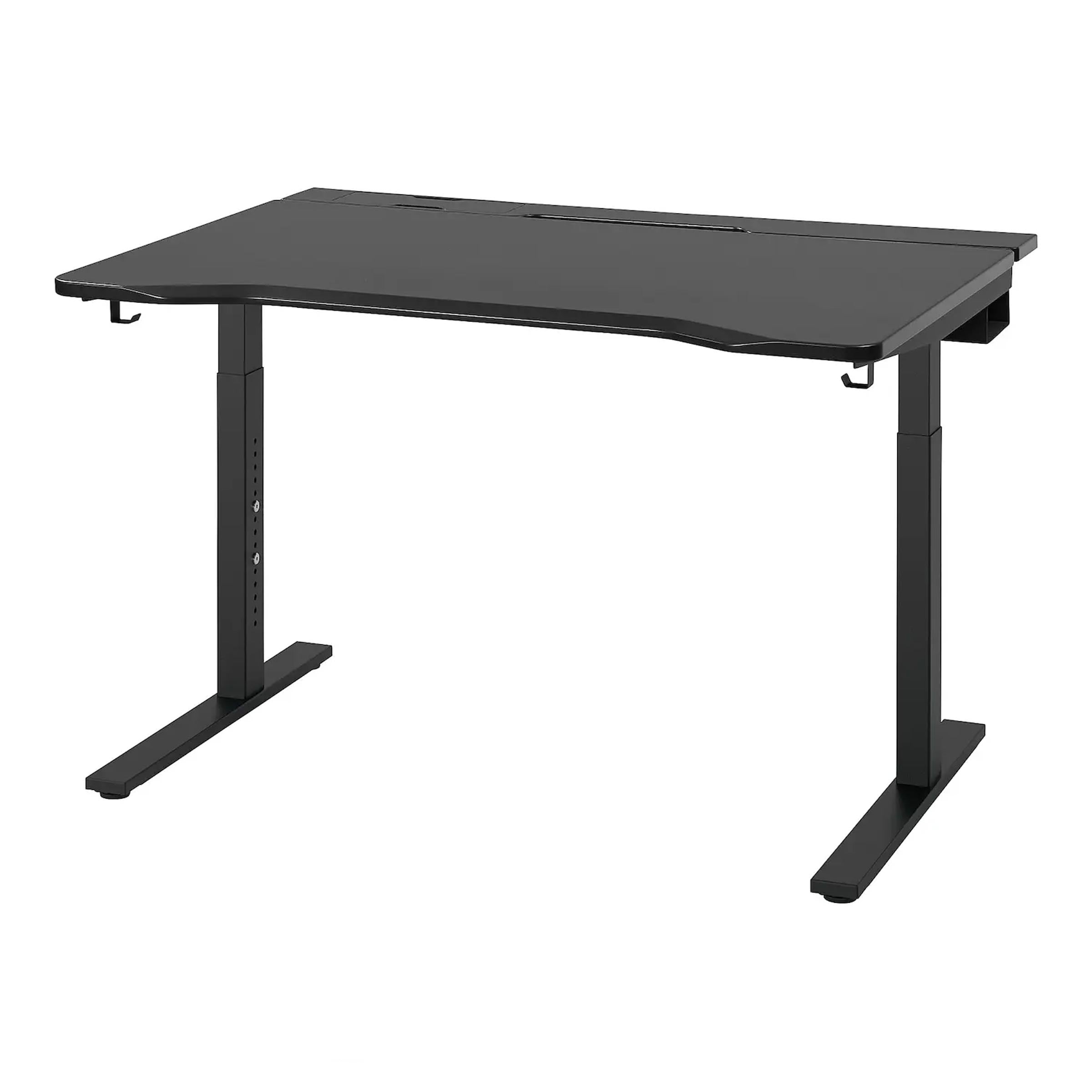 Utmaning Gaming Desk with cable management, matte black finish, and ergonomic design for gaming rooms in Bangladesh now.