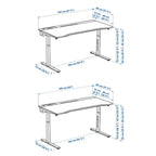Utmaning black gaming table with strong steel frame, cable management, and comfortable design for PC gaming rooms in BD.