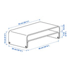 Vattenkar wooden monitor riser for home office, study desk, bookcase divider and organized workstation setup in BD today
