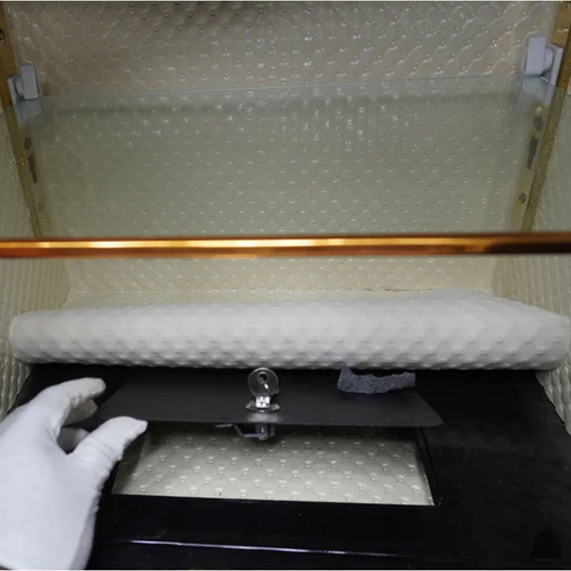 Veela Digital Safety Locker inner compartment with key lock for documents, cash and valuables