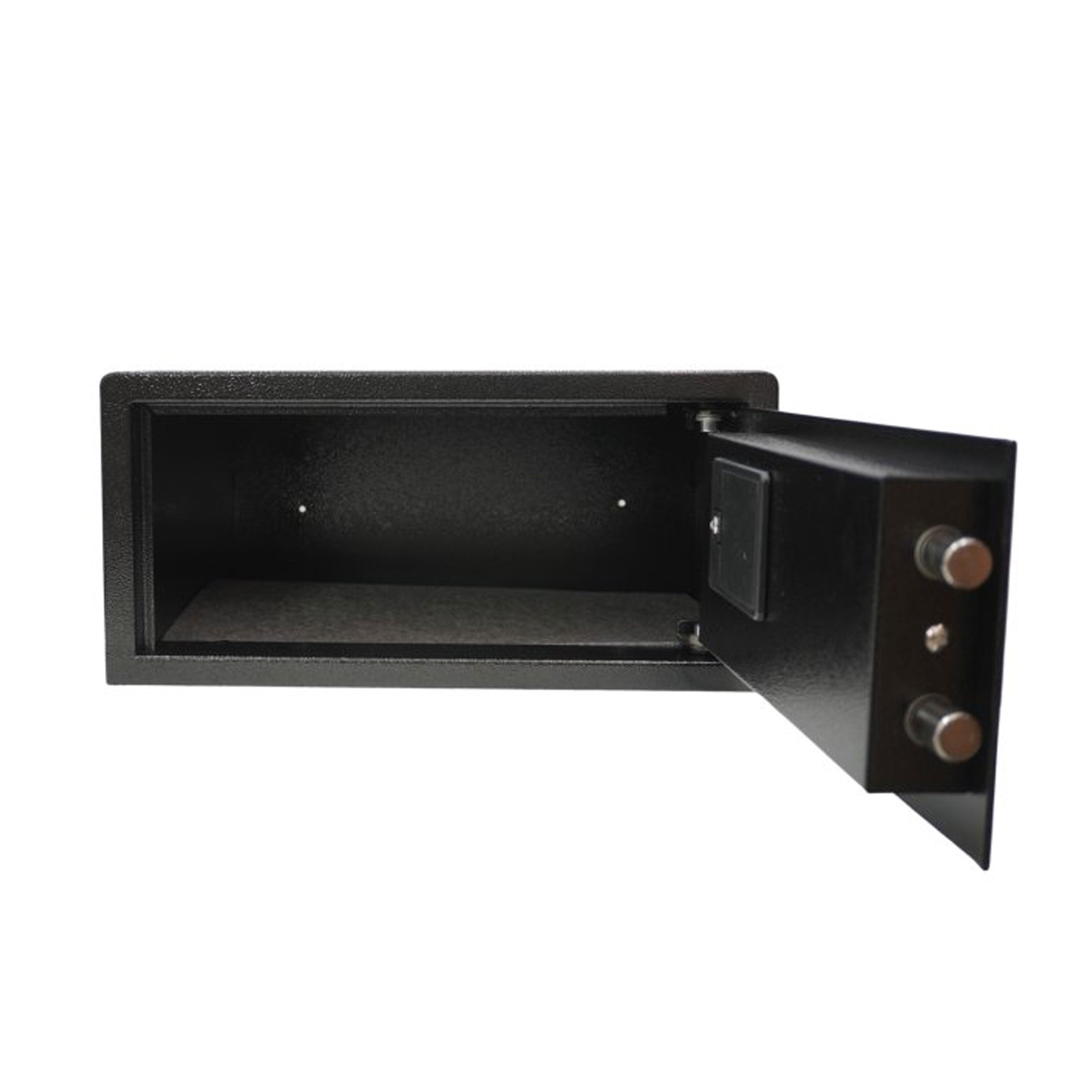 Vinox electronic security safe box for money, passport, jewelry and documents with shelf and LED light inside safely BD.
