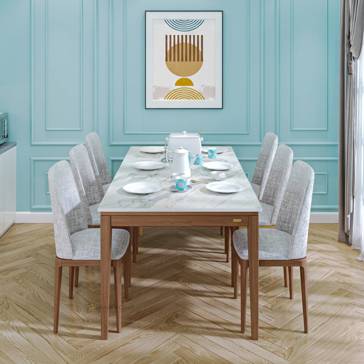 Waffle - Dining Table । DTV6-004
