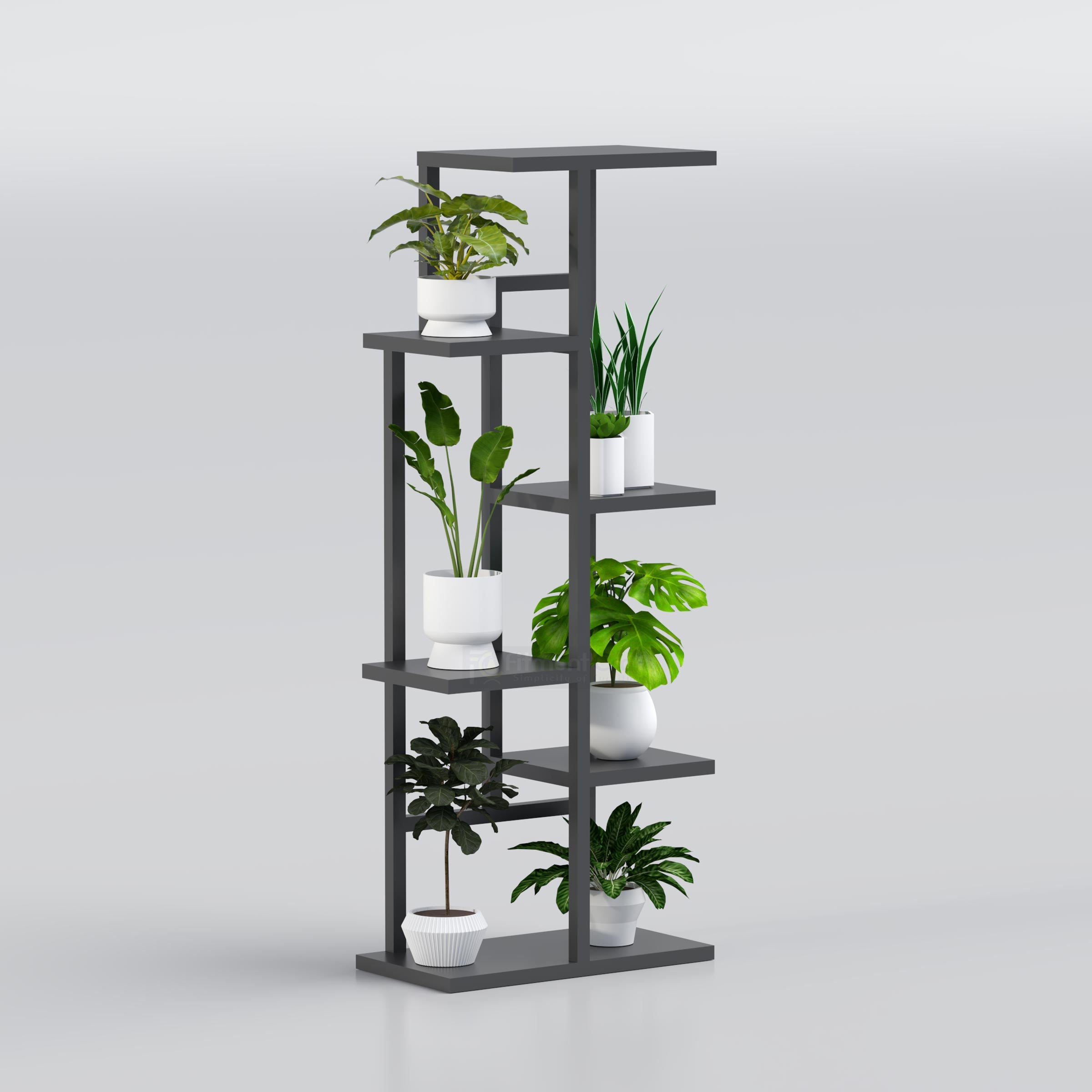 Wenlo Plant Stand stylish indoor plant shelf for flower pots, living room decor, balcony plants, and green home BD now!!