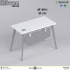 White-Graphite / H-30" L-47.24" D-23.62"