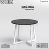 Table Top Black - Leg White / Table
