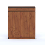 Stylish wooden shoe storage cabinet with multiple shelves for modern home furniture solutions