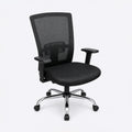 Yaxon Executive Chair ergonomic mesh office chair for long hours work with lumbar support and adjustable height