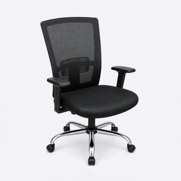 Yaxon Executive Chair ergonomic mesh office chair for long hours work with lumbar support and adjustable height