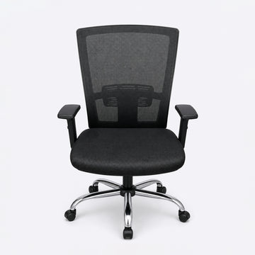 Yaxon Executive Chair ergonomic mesh office chair for long hours work with lumbar support and adjustable height