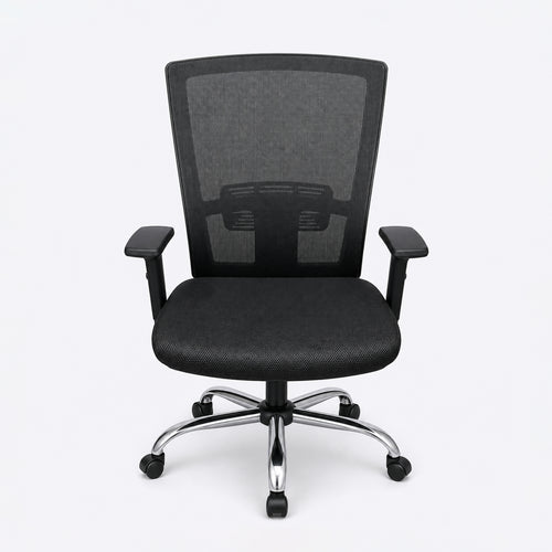 Yaxon Executive Chair ergonomic mesh office chair for long hours work with lumbar support and adjustable height