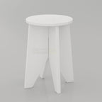 Contemporary Zevon stool crafted from engineering wood for elegant home and commercial interiors