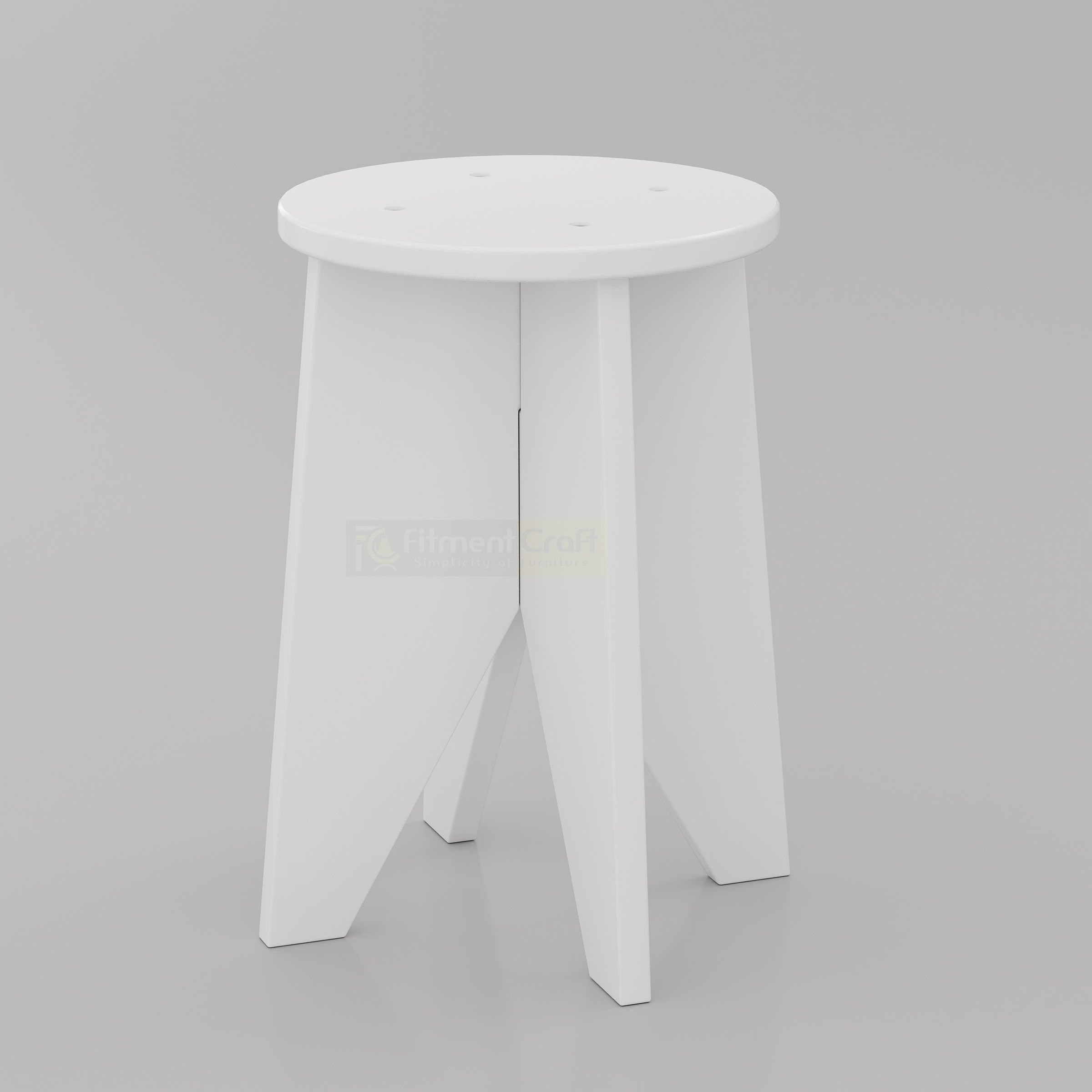 Contemporary Zevon stool crafted from engineering wood for elegant home and commercial interiors