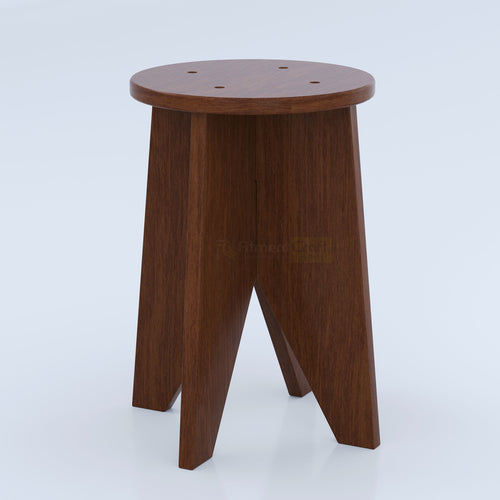 Premium engineering wood Zevon stool featuring elegant finish and contemporary design for home decor