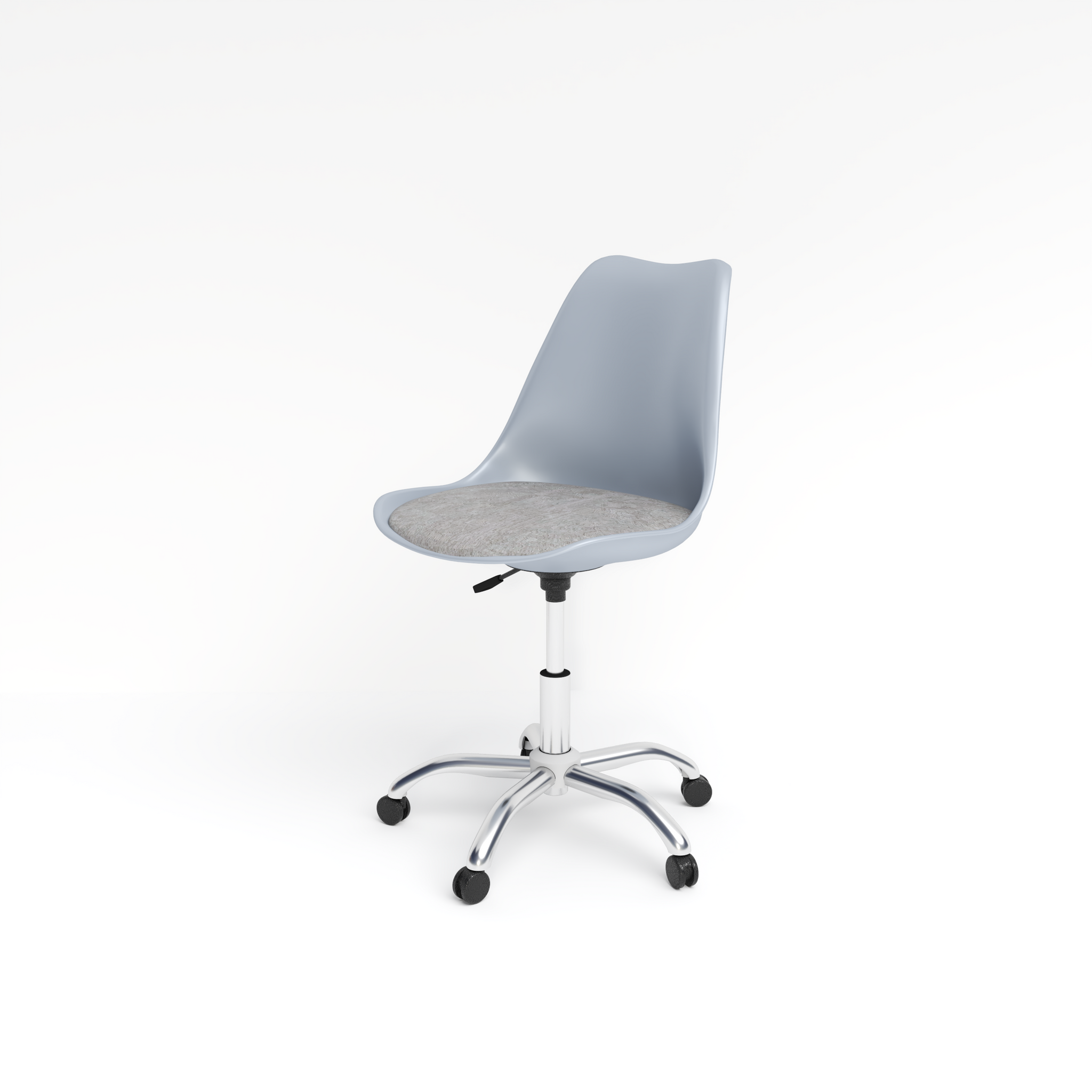 Tulip Revolving Chair - Grey