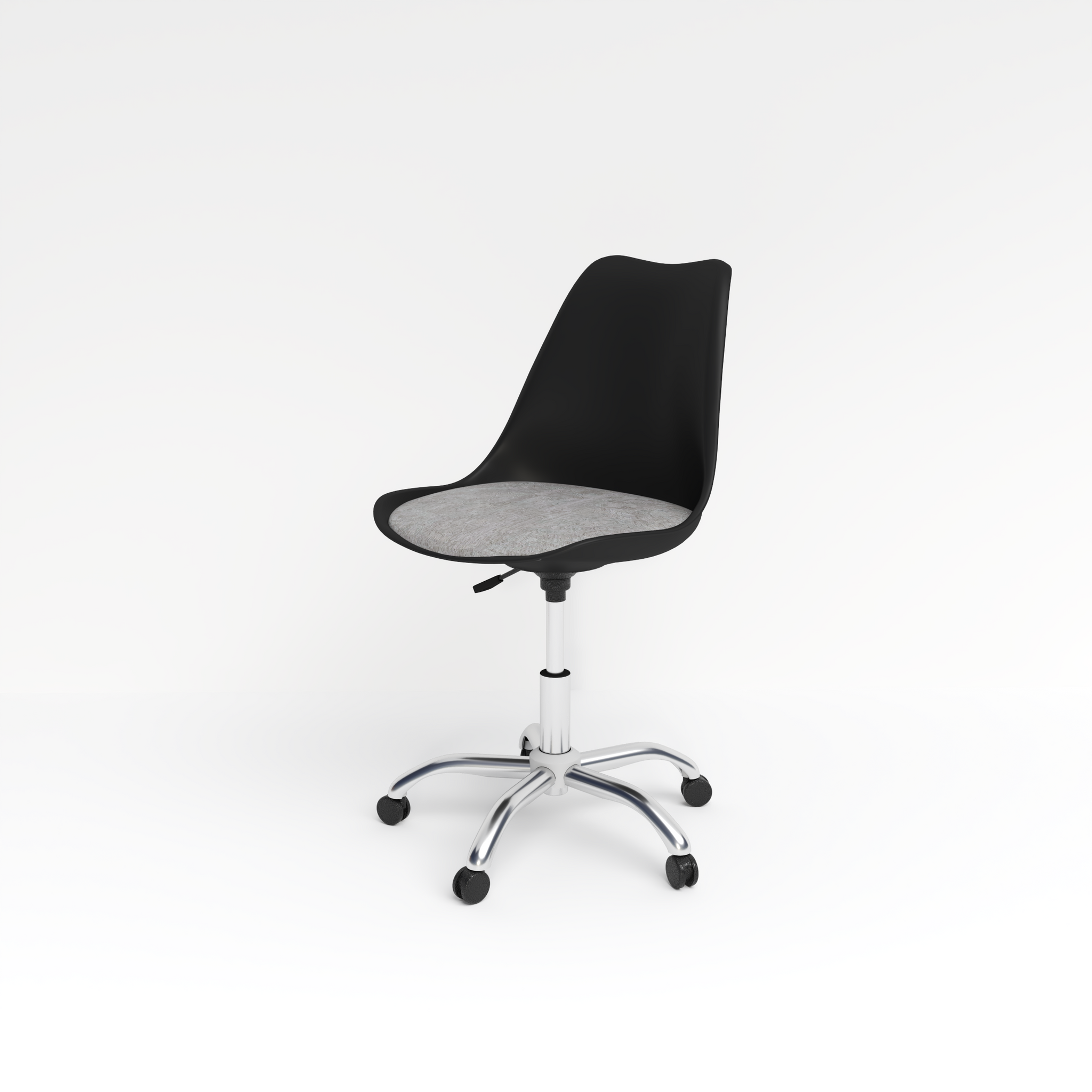 Tulip Revolving Chair - Black