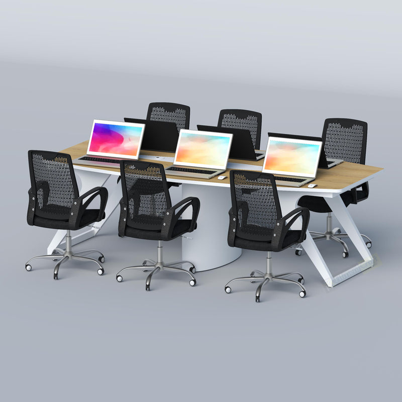 Conference Table ideal for corporate offices, boardrooms, and meeting spaces requiring comfort, style, and productivity