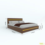 Goldline King Size Bed - King dimensions diagram