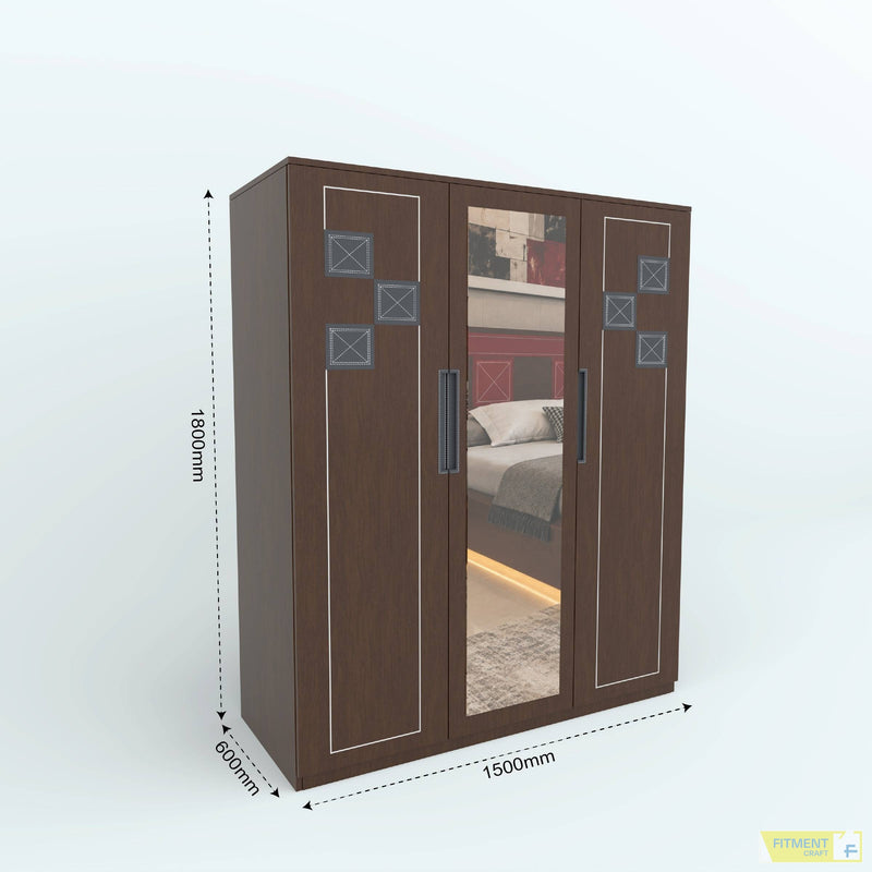 Quadrate Cupboard Storage - Standard dimensions diagram