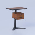 Durable teacher table for schools colleges and training centers with metal frame construction