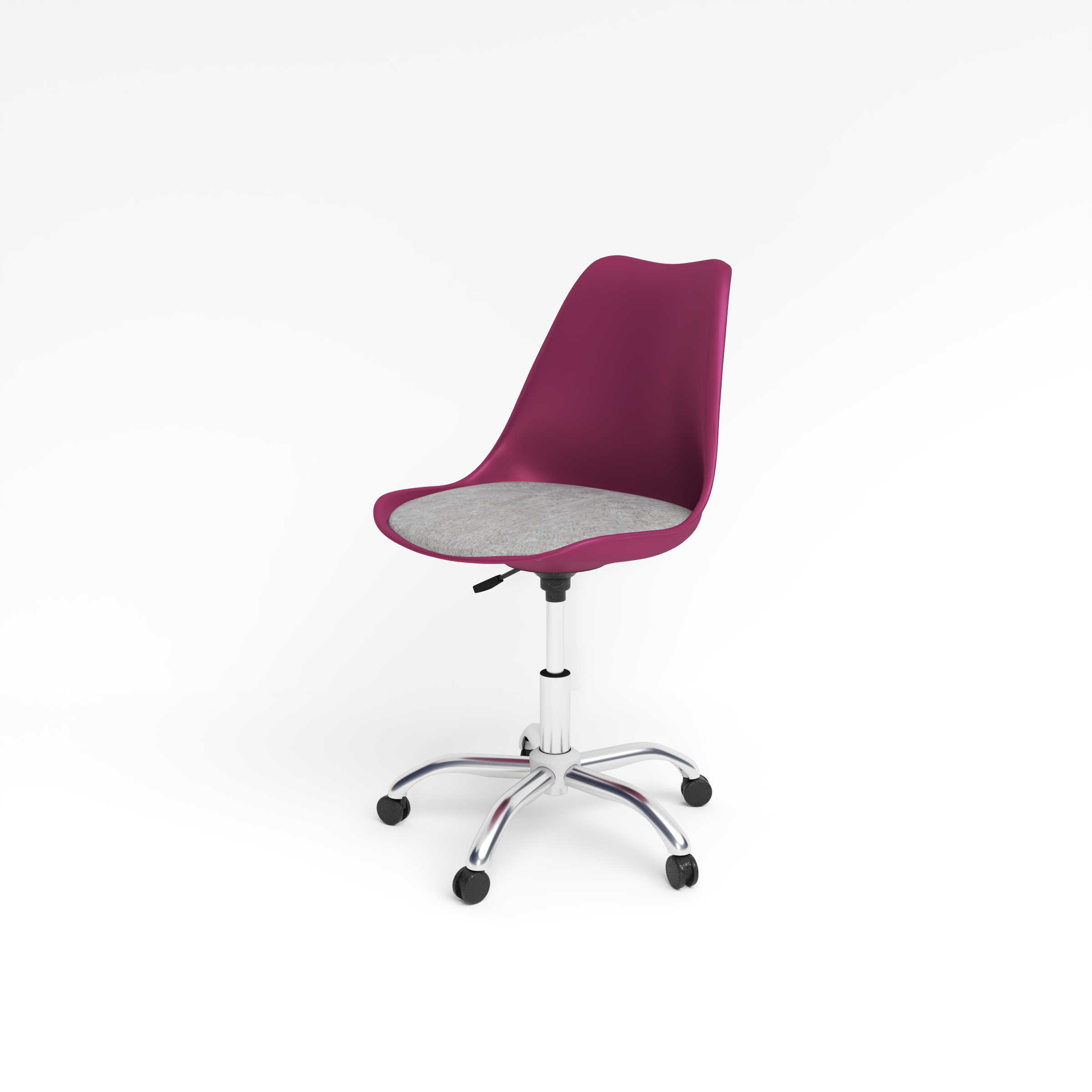 Tulip Revolving Chair - Megenta