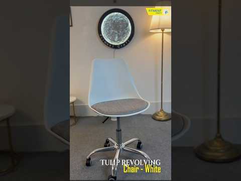 Tulip Revolving Chair - White