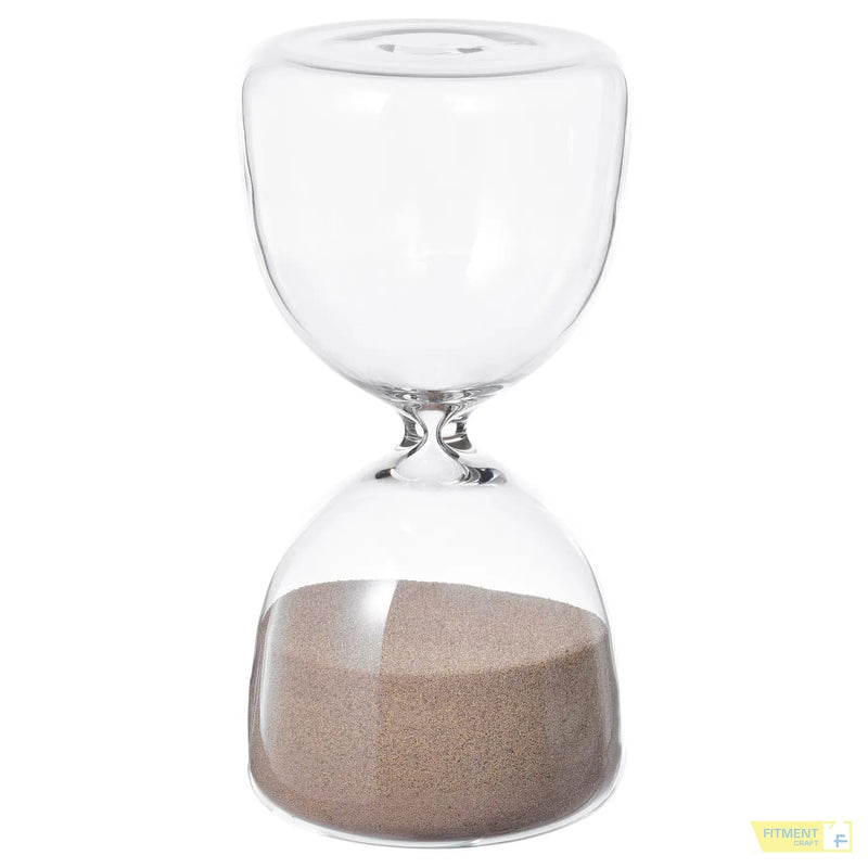 EFTERTÄNKA decorative hourglass clear glass sand 15 cm