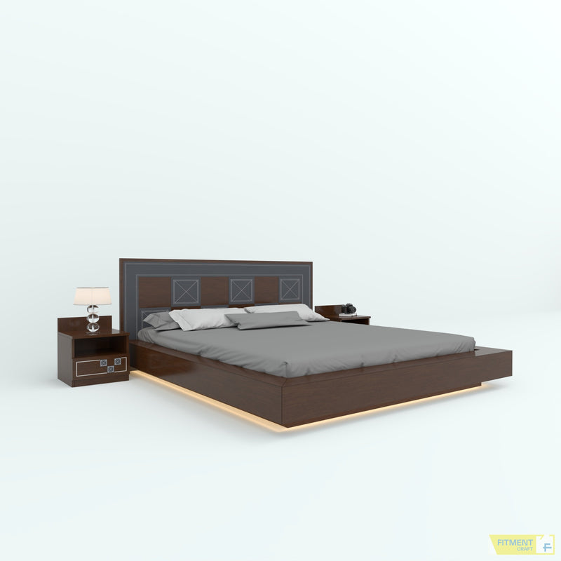 Quadrate King Size Bed - King - image 1