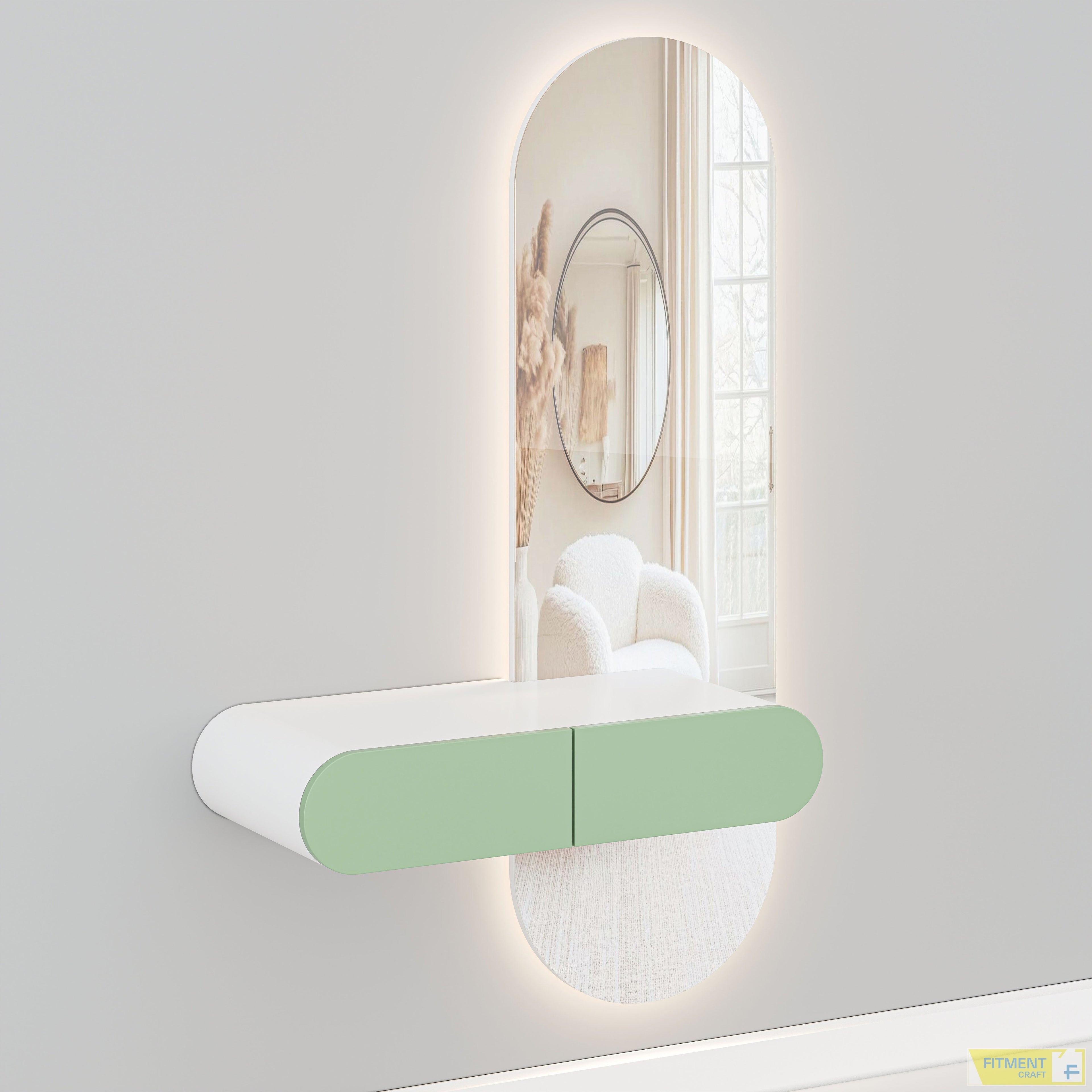 Kieru Dressing Table - Green - image 2