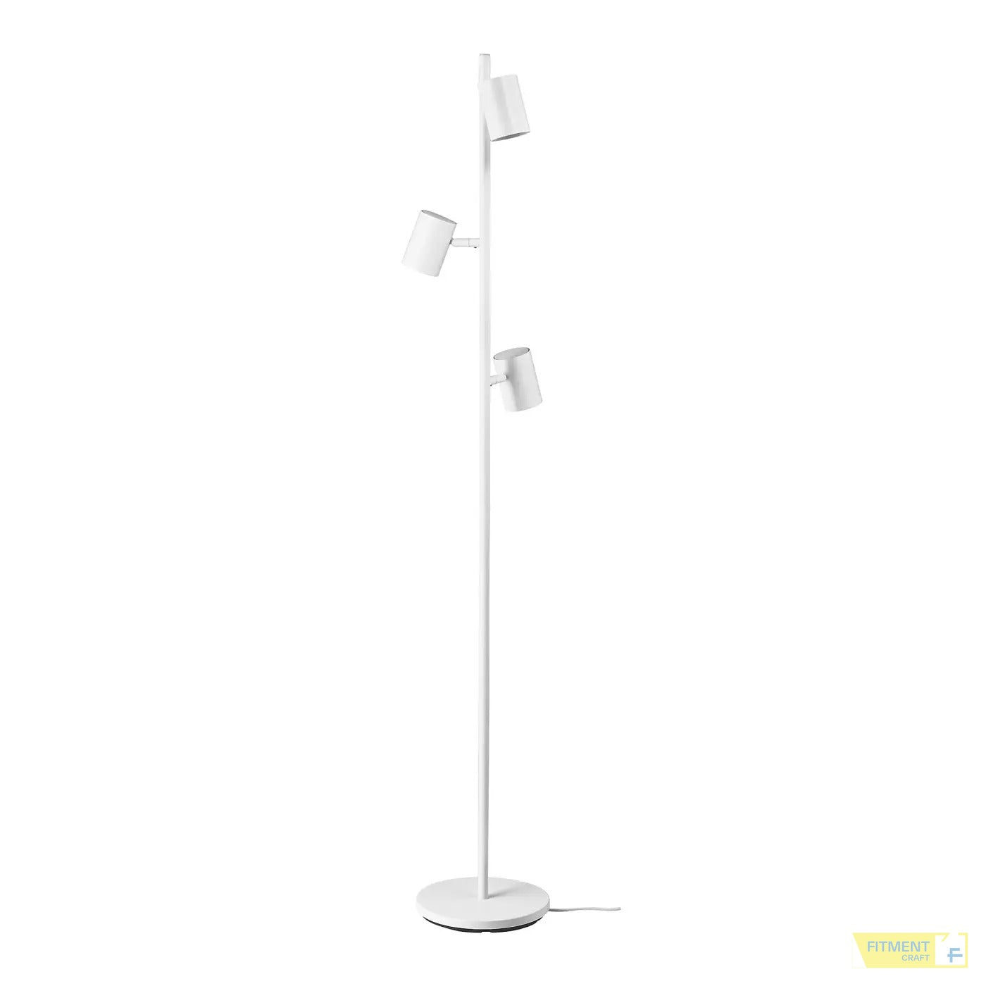 NYMÅNE floor lamp with 3 spot white - Standard - image 2