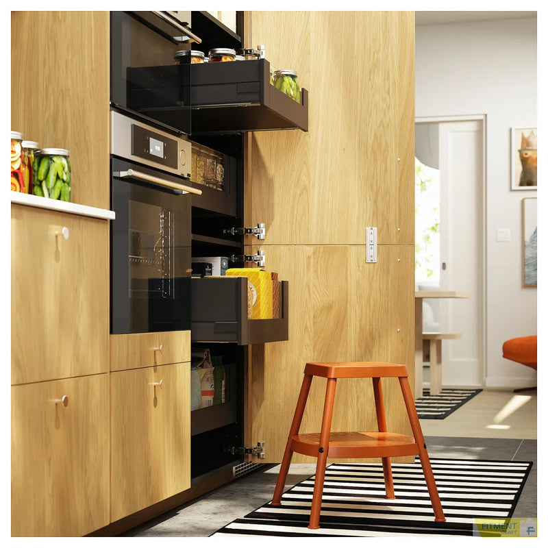 HADDARP step stool 4 way orange