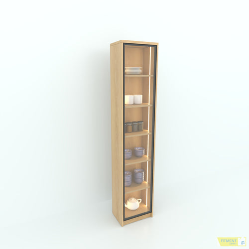 Jasmine kitchen FHCSD Single Cabinet - Glass Door - image 2