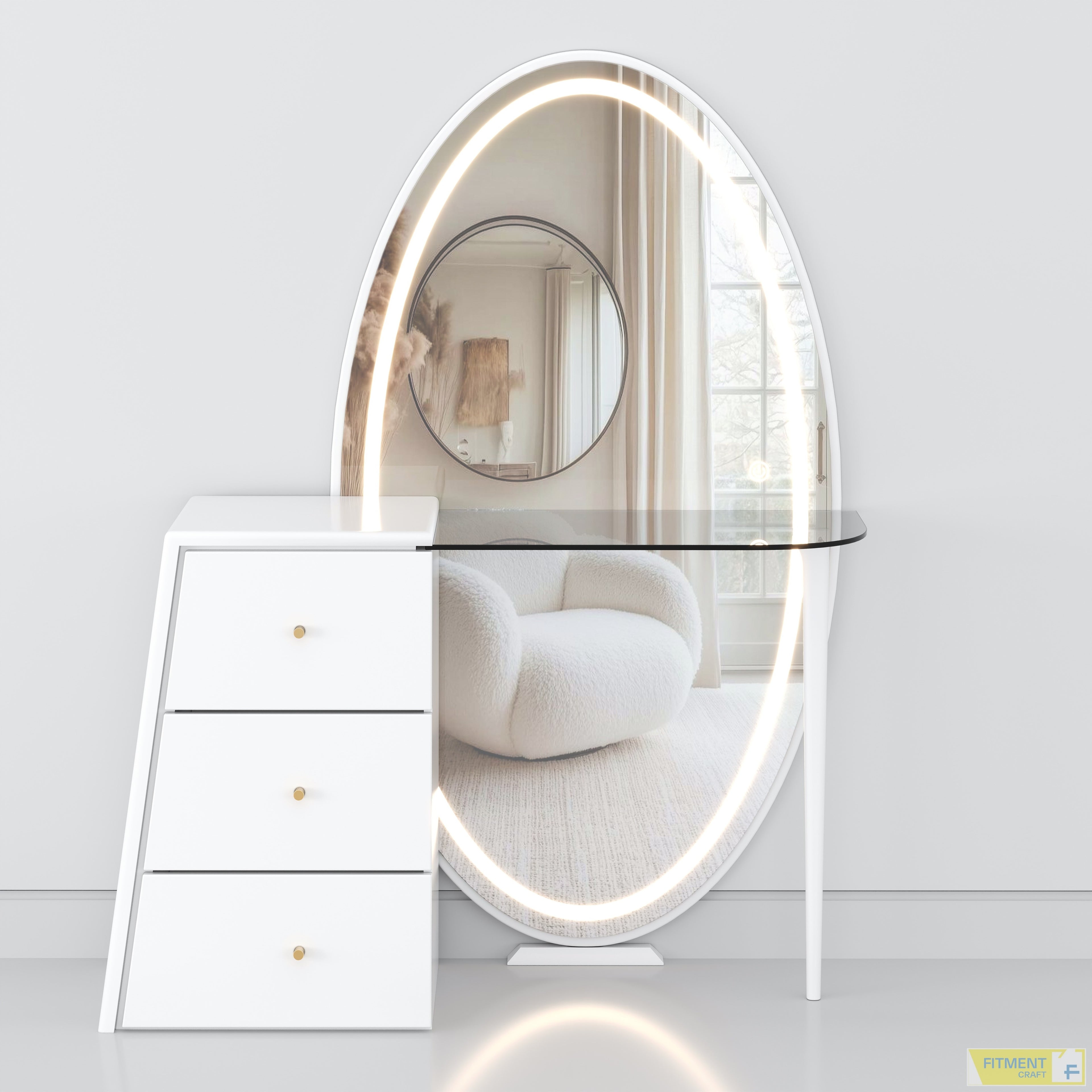 Merox Dressing Table - Gallery - image 3