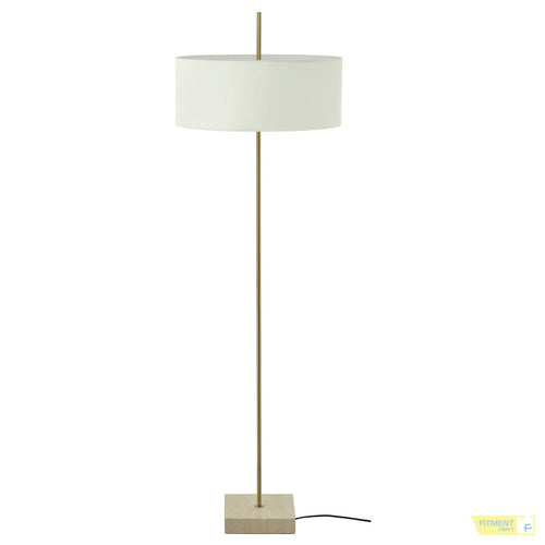 STOCKHOLM 2025 floor lamp white textile brass plated 159 cm - Standard - image 2