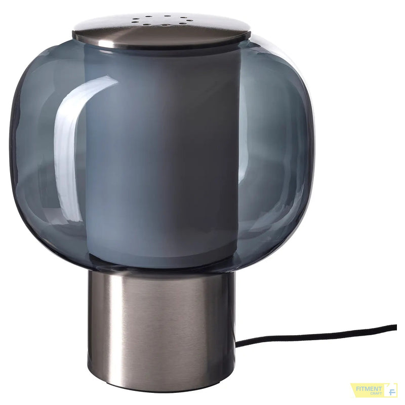 HÖGVIND table lamp nickel plated grey glass - Standard - image 2
