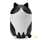 GREJSIMOJS storage with lid cat shaped black white - Standard - image 2