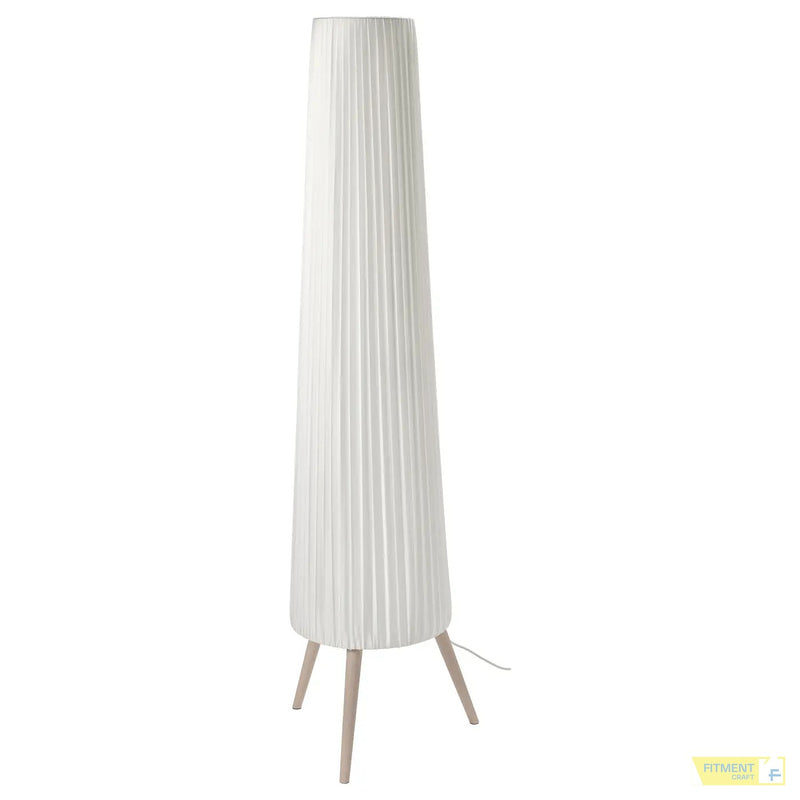 ÖKENSAND floor lamp beech white