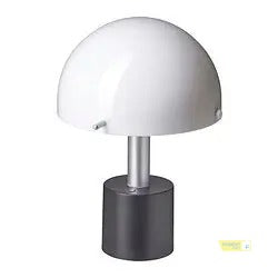 NÖDMAST LED portable lamp battery operated white black 26 cm - Gallery - image 2