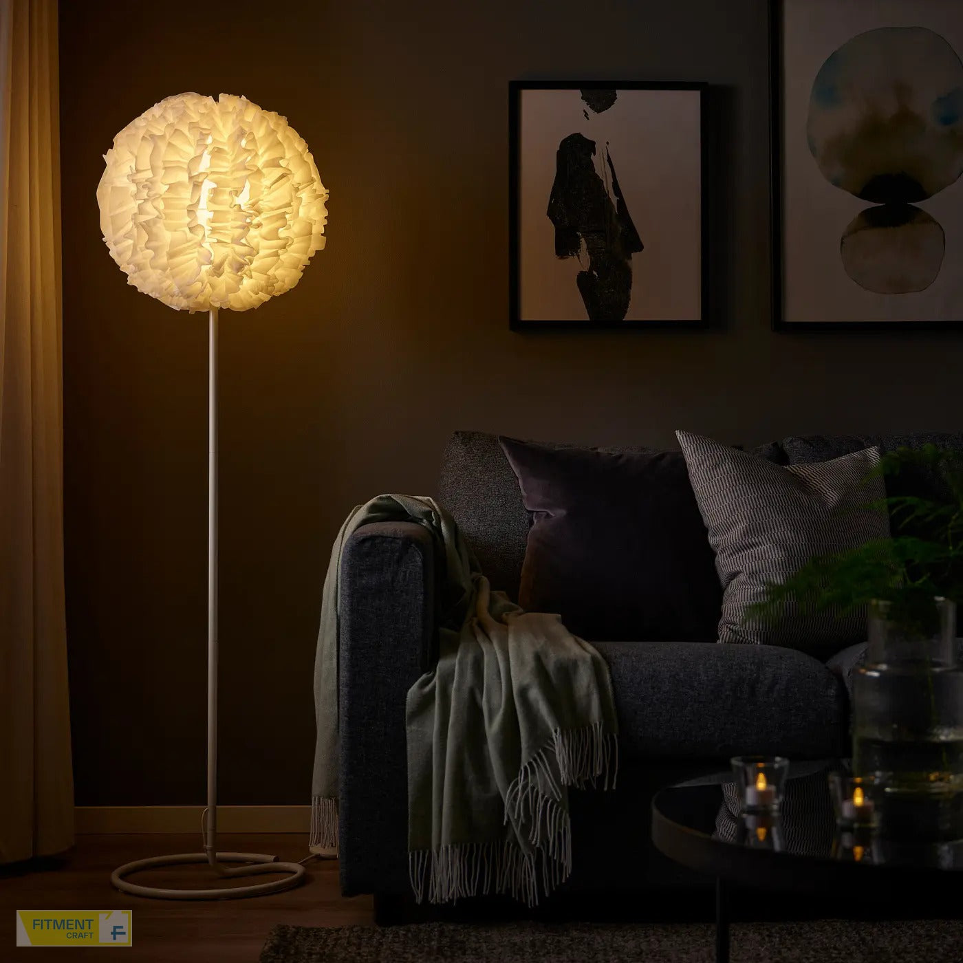 VINDKAST floor lamp white - Standard - image 3