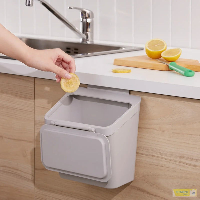 SKOLÄST waste bin for cabinet with door light grey 3 l - Standard - image 3