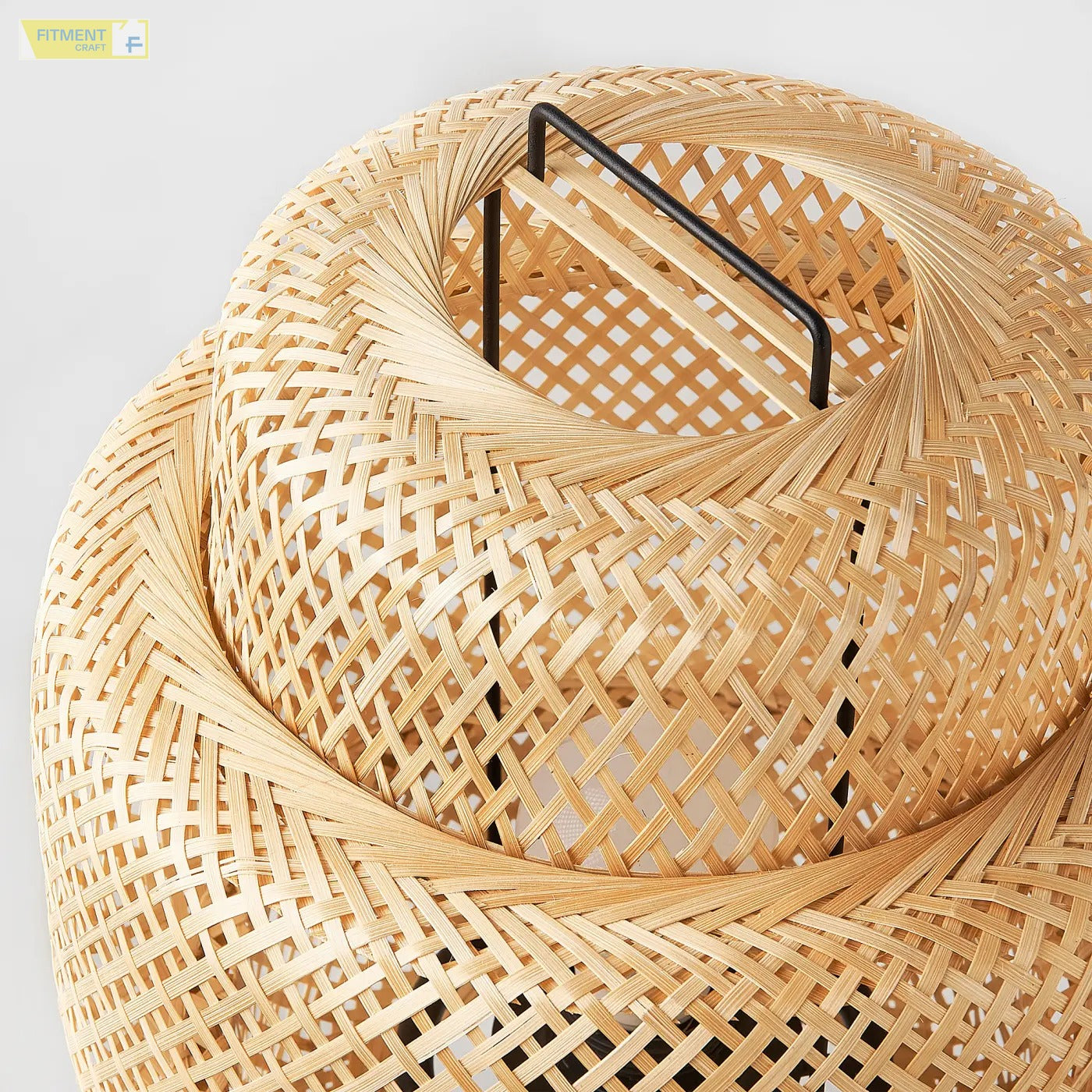 SINNERLIG floor lamp bamboo handmade - Standard - image 3