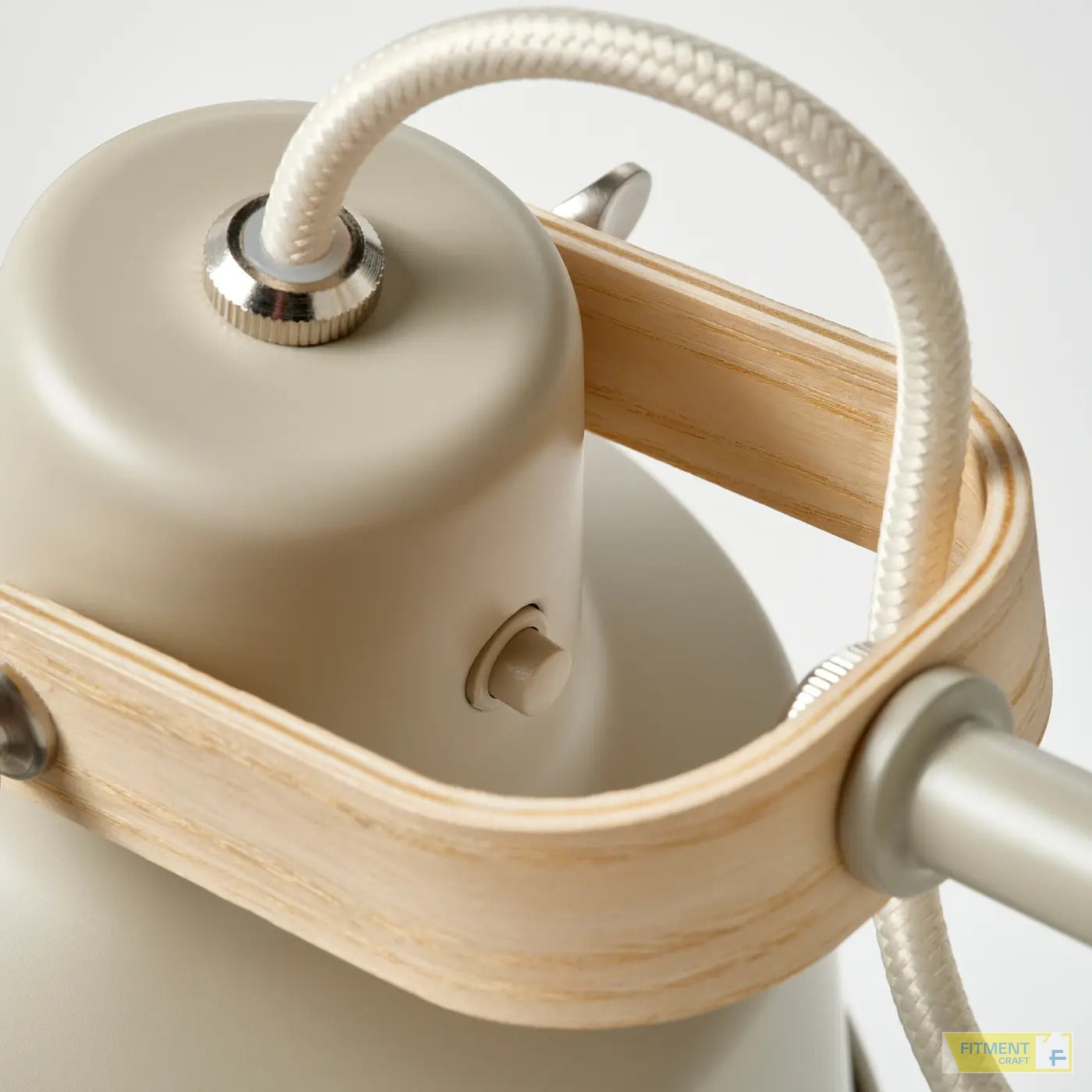 SJÖMAKT floor lamp with 2 spot beige ash - Standard - image 3