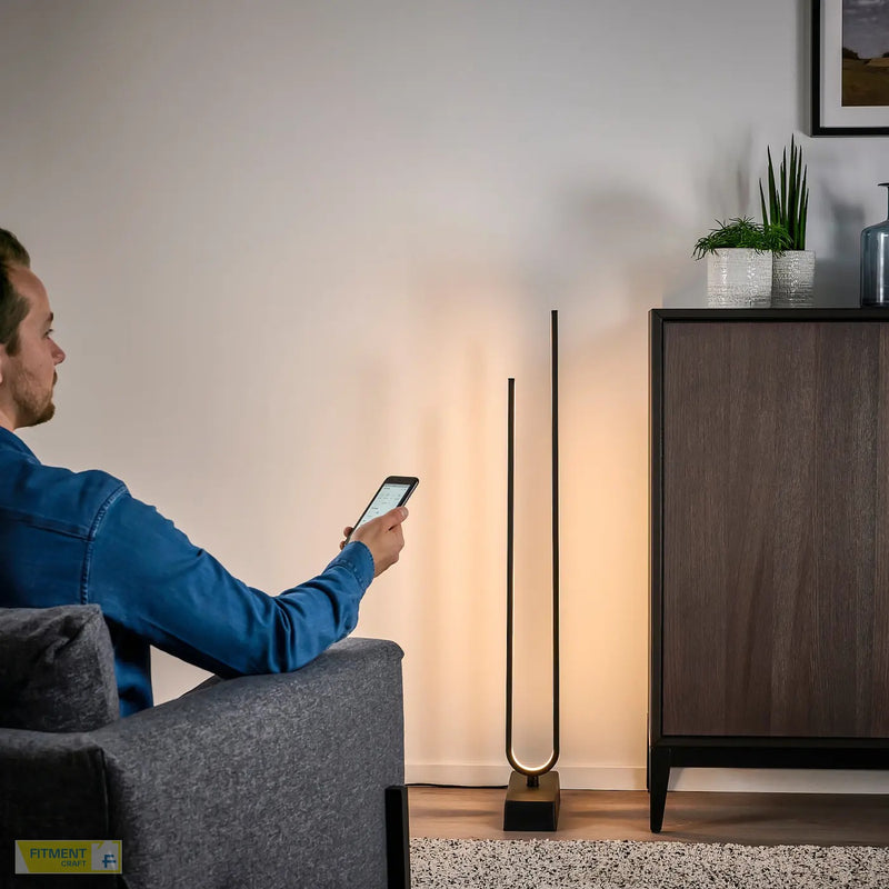 PILSKOTT LED floor lamp smart black - Standard - image 3