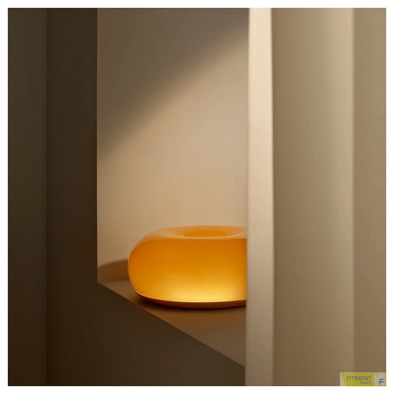 VARMBLIXT LED table wall lamp orange glass 30 cm - Standard - image 3