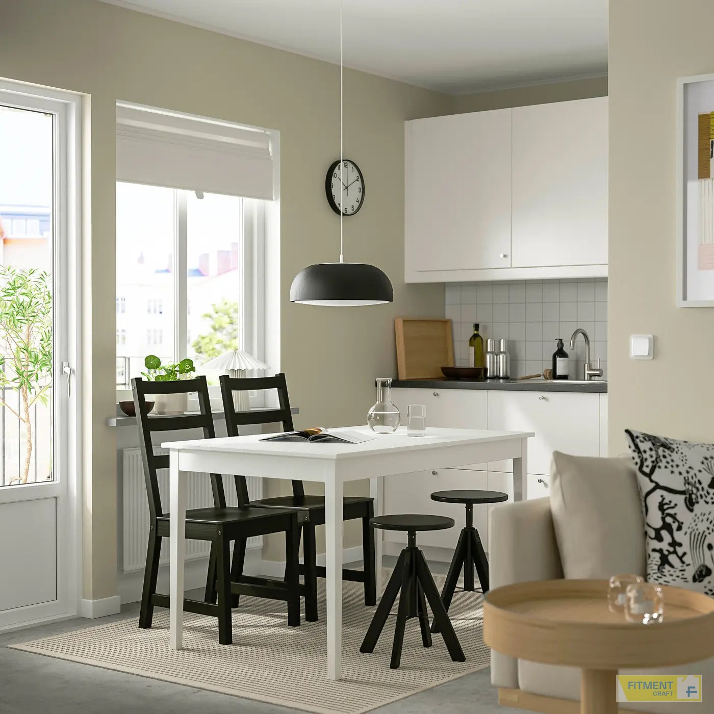 RUDSTORP stool black 44 55 cm - Standard - image 3